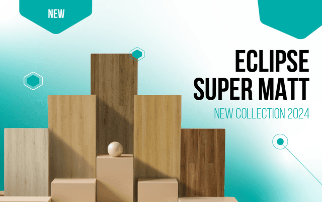Новинка 2024 года! Каменный SPC ламинат с суперматовым покрытием Eclipse Super Matt